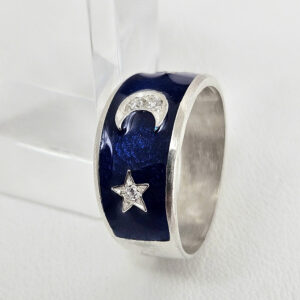 Anillo Noche Azúl