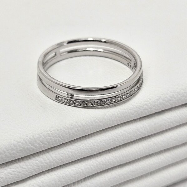 Anillo Doble con Piedras - Image 3