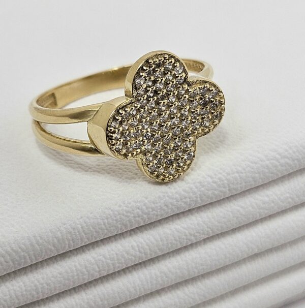 Anillo Flor con Piedras - Image 3