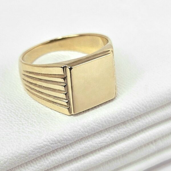 Anillo Sello Cuadrado - Image 3
