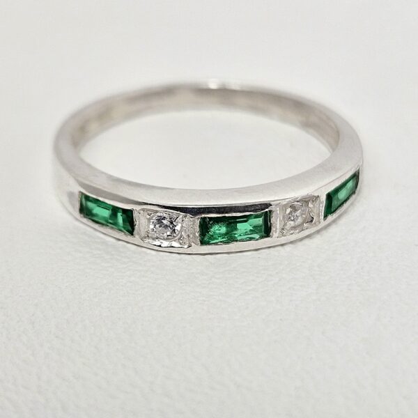 Anillo Baguette Verde - Image 2