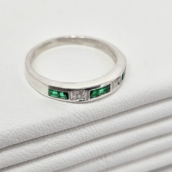 Anillo Baguette Verde - Image 3
