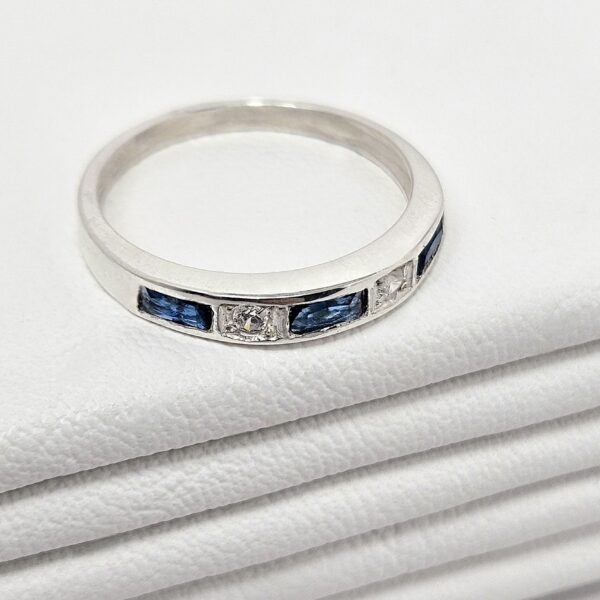 Anillo Baguette Azúl - Image 3