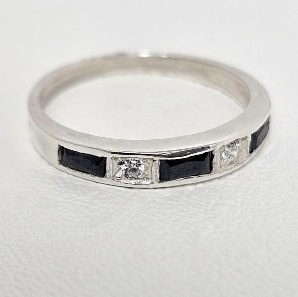 Anillo Baguette Negro - Image 2