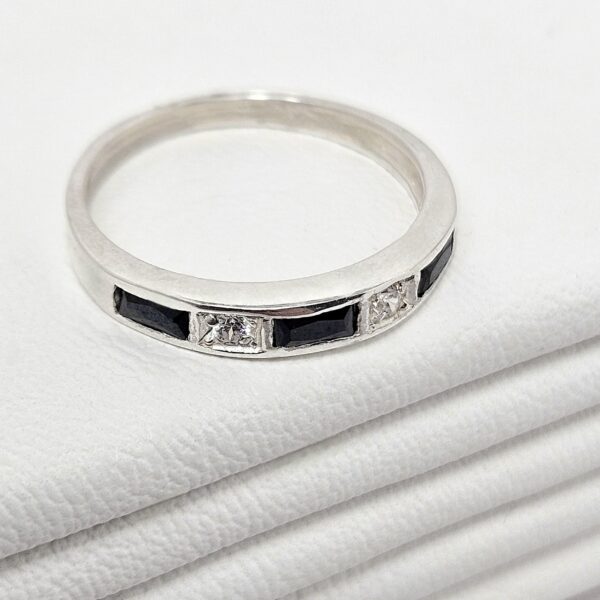 Anillo Baguette Negro - Image 3