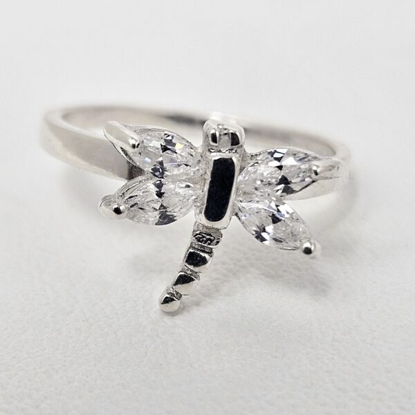 Anillo Libélula con Piedras - Image 2