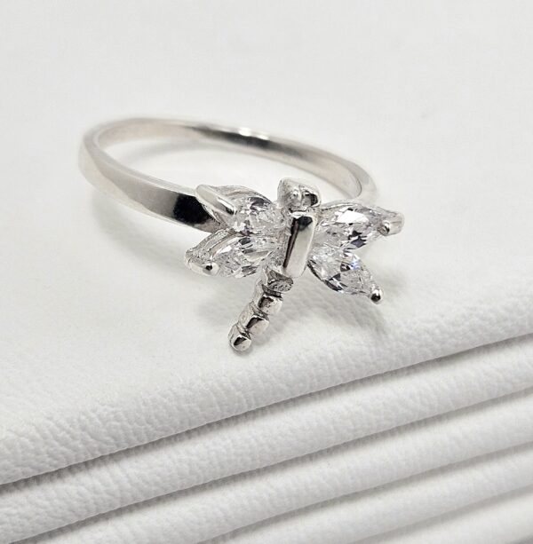 Anillo Libélula con Piedras - Image 3