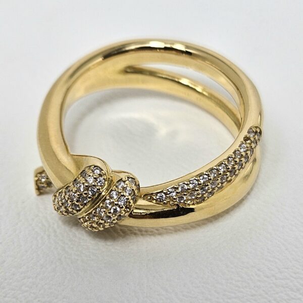 Anillo Nudo con Piedras - Image 2