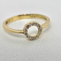 Anillo Círculo con Piedras - Image 2