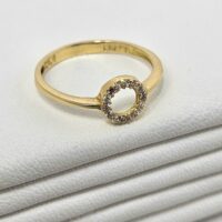 Anillo Círculo con Piedras - Image 3