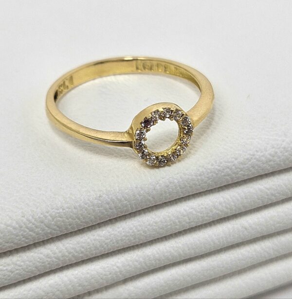 Anillo Círculo con Piedras - Image 3