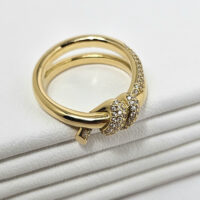 Anillo Nudo con Piedras - Image 3