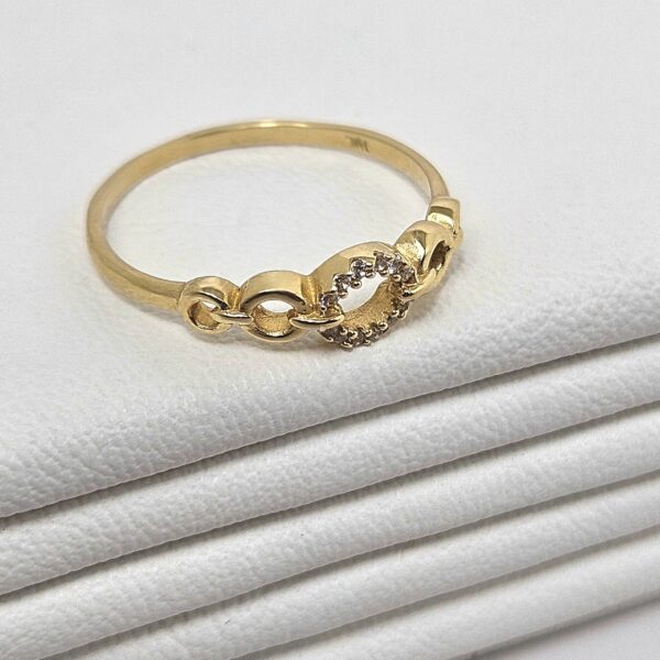 Anillo Cadena Redondo con Piedras - Image 3