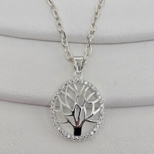 Dije Árbol tronco con Piedras