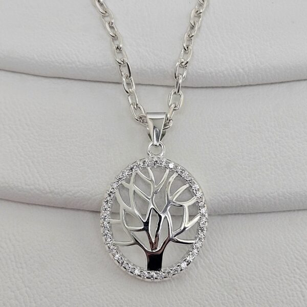 Dije Árbol tronco con Piedras