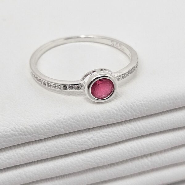 Anillo Rosa con Piedras - Image 3