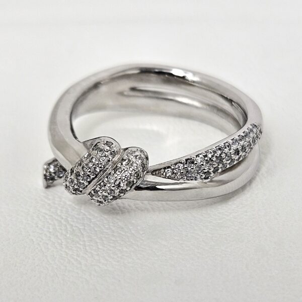 Anillo Nudo con Piedras - Image 2