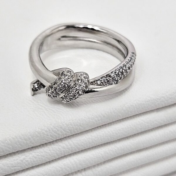 Anillo Nudo con Piedras - Image 3