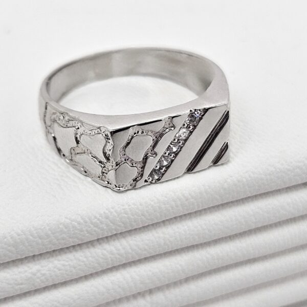 Anillo Grieta con Piedras - Image 3