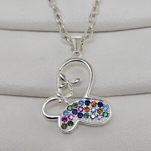 Dije Mariposa con Piedras