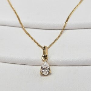 Dije Gota con Piedra