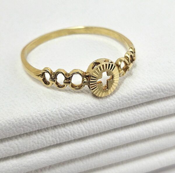 Anillo Cruz Facetado - Image 3
