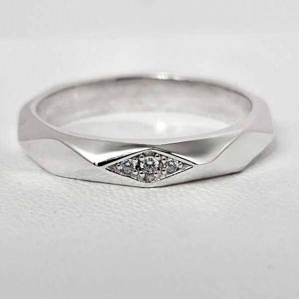 Anillo Rombo con Piedras - Image 2