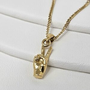 Dije Mano Paz y Amor