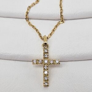 Dije Cruz con Piedra M