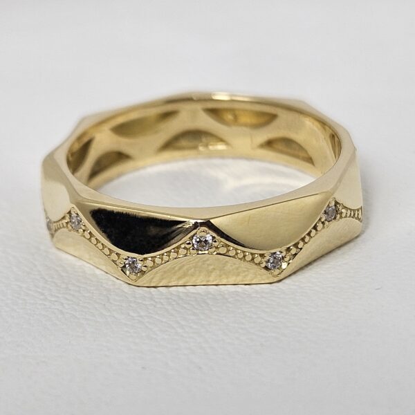 Anillo Zigzag con Piedras - Image 2