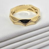 Anillo Zigzag con Piedras - Image 3
