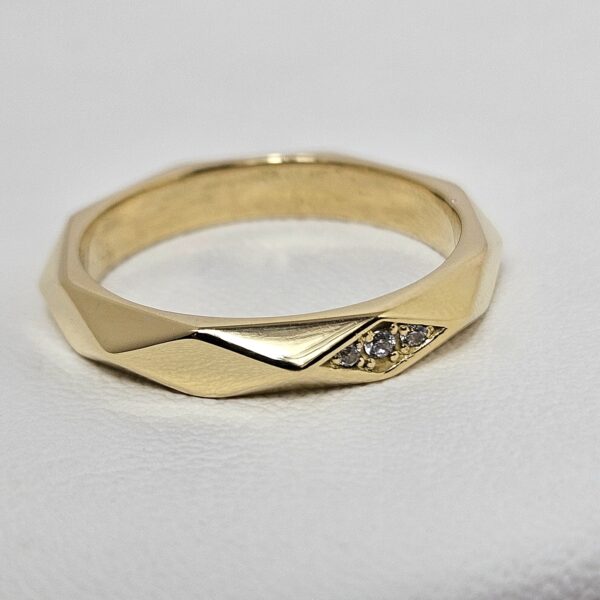 Anillo Rombo con Piedras - Image 2