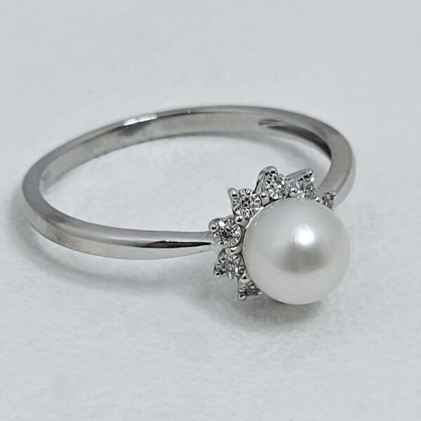 Anillo Solitario Perla - Image 2