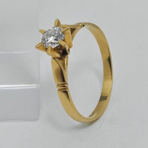 Anillo Solitario Brillante