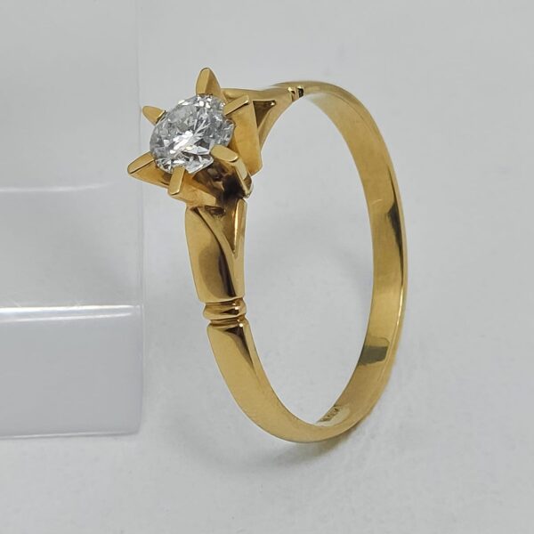 Anillo Solitario Brillante