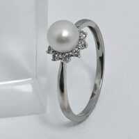 Anillo Solitario Perla