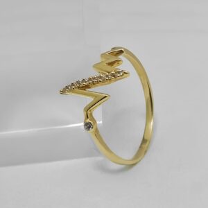 Anillo Cardio con Piedras